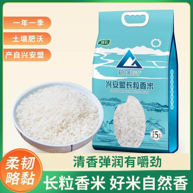 长粒香手提5kg袋装大米兴安盟大米大颗粒优质