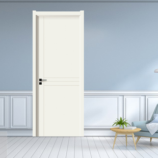 定制做现代房间门家用生态门免漆门实木复合套装 门室内木门卧室门