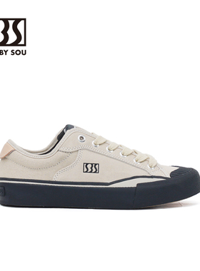 SEWBYSOU日系复古男女运动硫化滑板鞋 SBS小众厚底拼色学生帆布鞋