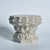 佛座底座莲花鱼缸造景装 饰品车内饰品摆件打坐佛像造景微景观礼物