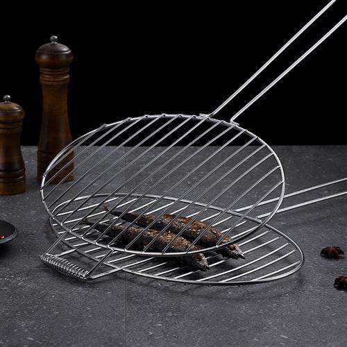 烤鱼夹子不锈钢烧烤加厚商用烧烤网大号家用烧烤架烤肉烤菜网架,厨房/烹饪用具,烧烤架,淘宝优惠券,粉丝福利购,淘宝优惠卷