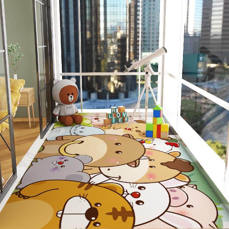 儿童阳台垫子防水防晒满辅家用可擦洗卧室床边地垫泡沫爬行垫PVC,居家布艺,家用脚垫,淘宝优惠券,粉丝福利购,淘宝优惠卷