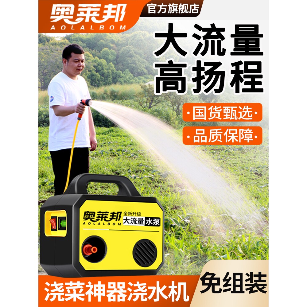 德国进口浇菜神器浇水机农村菜地农用自动浇地充电式锂电抽水机