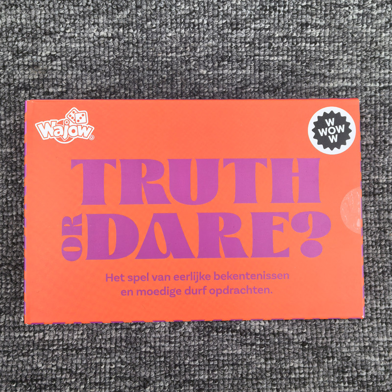 英文版 Truth or dare 真心话大冒险桌游卡牌情侣游戏 cards