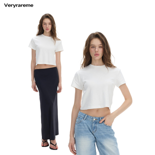 T恤 宽松露脐短袖 Veryrareme 短款