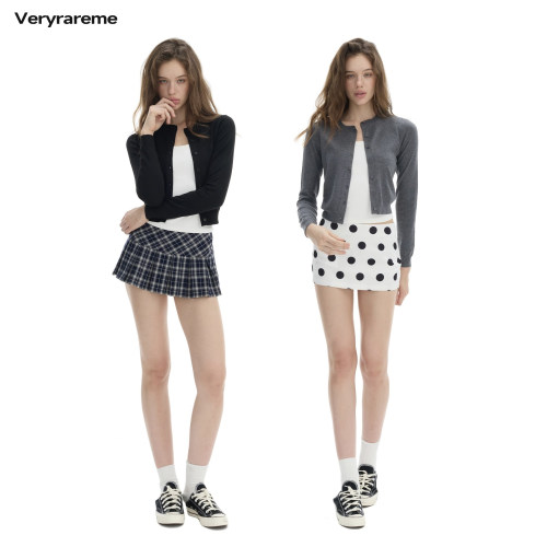 Veryrareme 天丝羊毛针织毛衣开衫