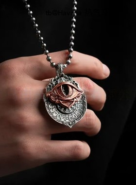 塔罗牌恶魔之眼吊坠项链