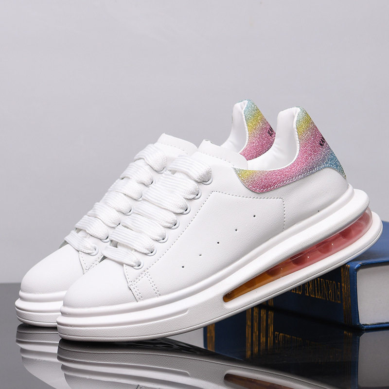 休闲运动网红运动鞋男鞋气垫小白鞋男女小黑鞋厚底增高休闲鞋潮KY