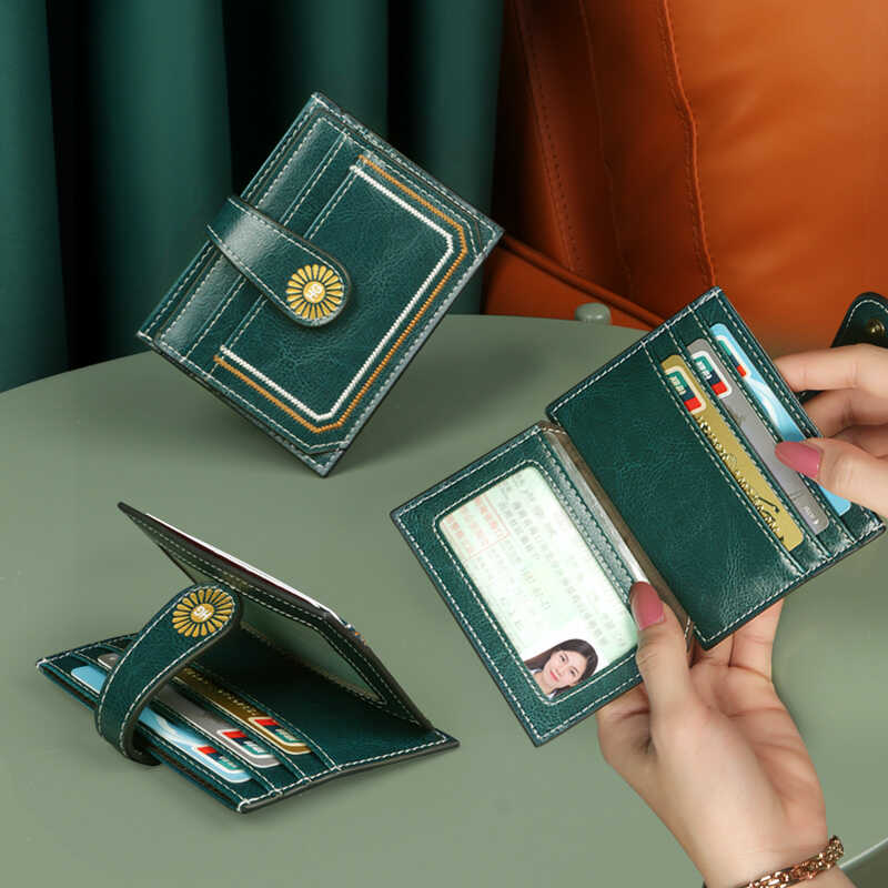 卡包女式小巧真皮质感精致高档多卡位一片式驾驶证一体包证件收纳