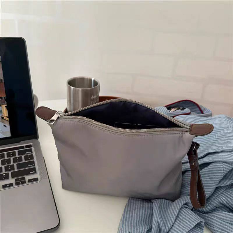 记忆复合布化妆包 旅行便携化妆品收纳包手提饺子包防水洗漱袋,收纳整理,化妆包,淘宝优惠券,粉丝福利购,淘宝优惠卷