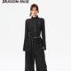 龙脸DRAGONFACE驯龙紧身半高领上衣宽松卫裤 苗苗同款 何超莲