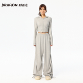 龙脸DRAGONFACE连帽时尚 林允同款 休闲宽松套装 何超莲