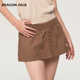 短裙 100%棉 FACE 罗纹边工装 明星同款 龙脸DRAGON