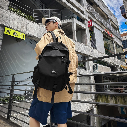 书包女初中生高中大学生中学生少女男新款大容量背包电脑包双肩包