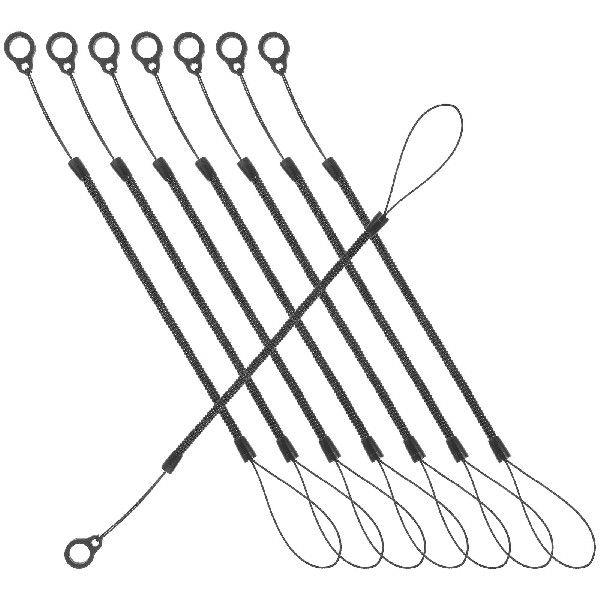 8 Pcs Stylus Cord Anti Lost Rope for Pen Retractable Belts