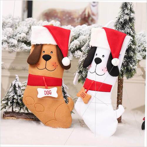 Christmas decorations for dogs Pet Christmas stockings