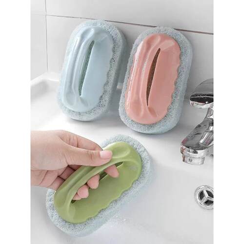 Household handle cleaning brush Sponge wipe kitchen brush
