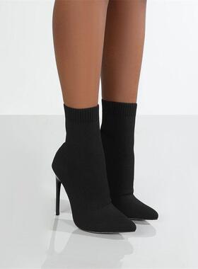 Stretch boots women super high heel boots big size 43高跟靴