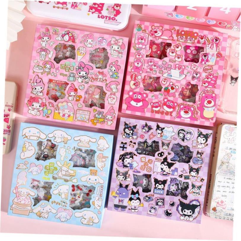 sanrio sticker cinnamoroll kuromi stickers bear cute贴纸pvc