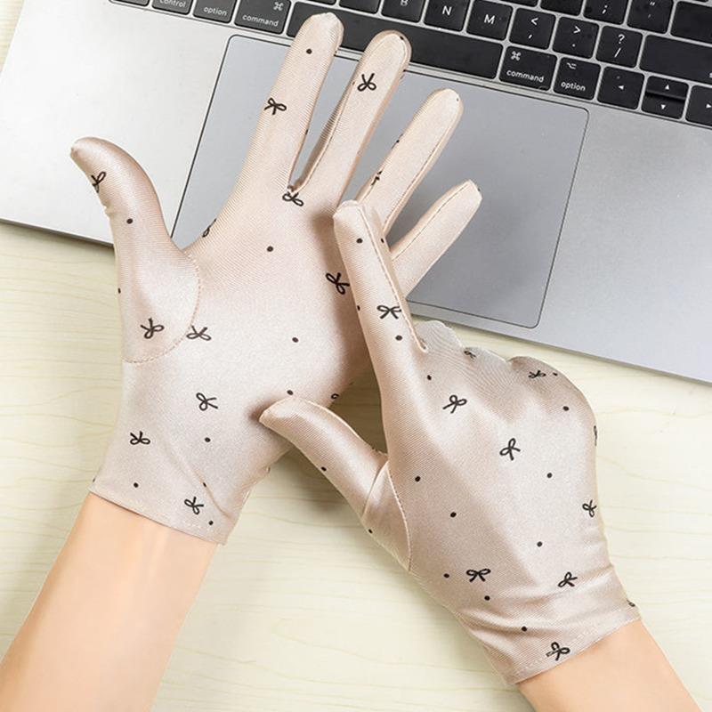 Gloves sun protection touch screen women