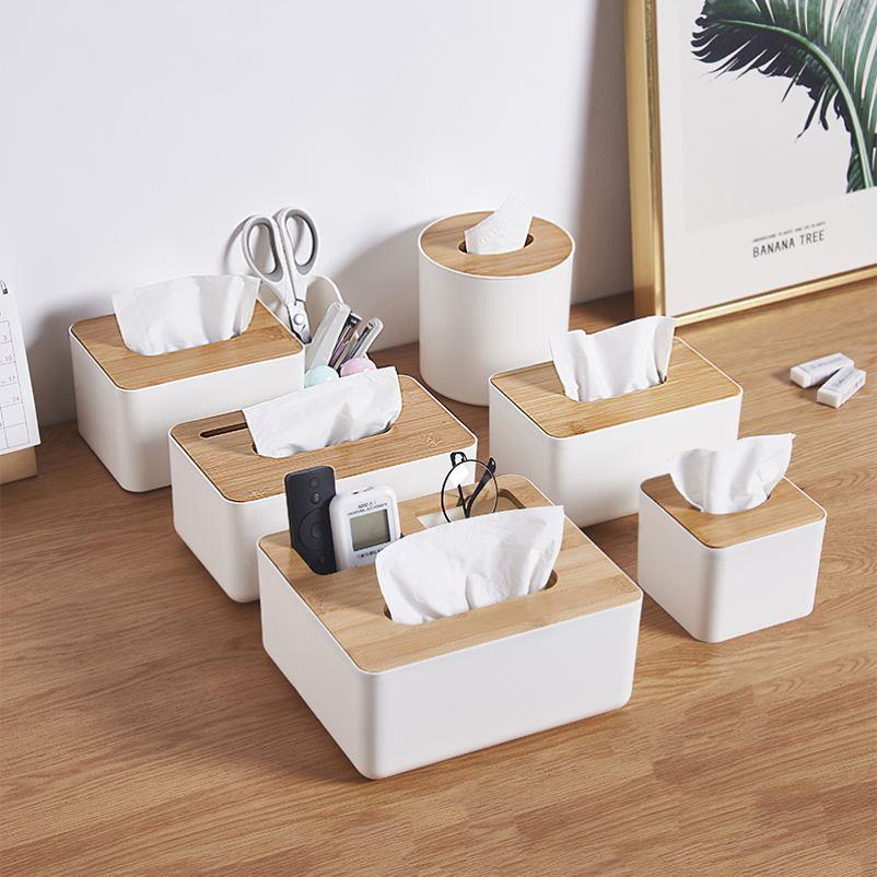 table napkin holder sanitary paper storage tissue box cover