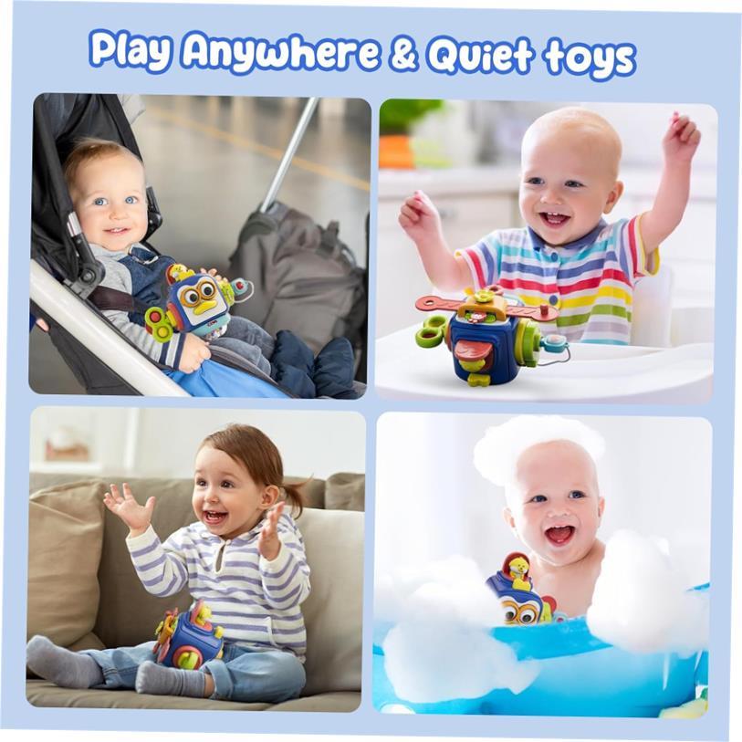 Travel Activities Busy Cube Montessori Toys for Toddlers 1-3