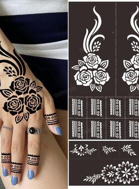 Tattoo Templates Hands/Feet Henna Temporary Tattoo Stencils