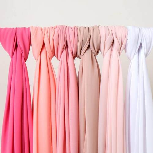 Pearl Chiffon Bubble Scarf Gauze Scarf Long Scarf YW16 围巾
