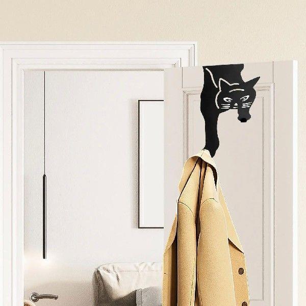 over The Door Hook Organizer Towel Rack Iron Door Rear Hook