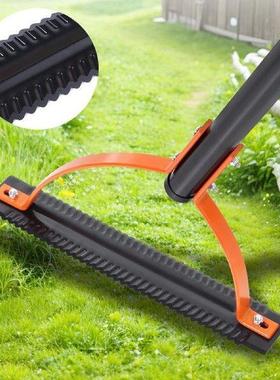 Manual Grass Whip With Serrated Double Edged Cutter Rust