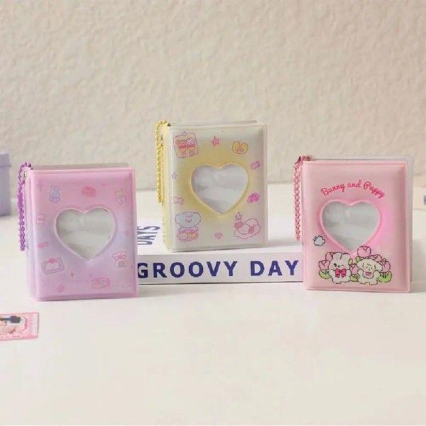 Mini 2 Inch Mini Photo Album Hollow Love Heart Photo Card