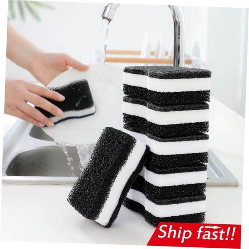 Double-sided dishwashing sponge household kitchen strong - 实物图