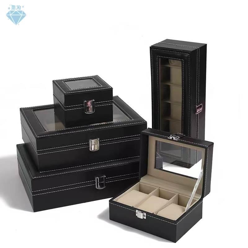 12 Watch Jewelry Display Storage Holder Case Grids Box Gift