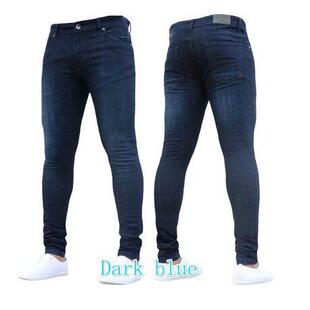 Men Fit 小脚牛仔长裤 男 Slim man Straight Jeans Classic Pants