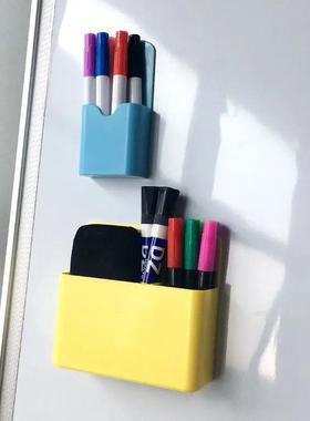 Plastic Magnetic Pen Holder Erase Marker Storage Box Pencil