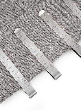 Sewing Clips Measurement Ruler Set of 20 Stainless Steel