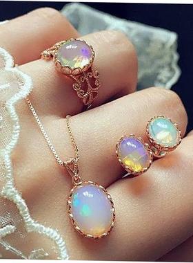 Jewelry Fashion accessories New Necklace Earrings Ring Set新