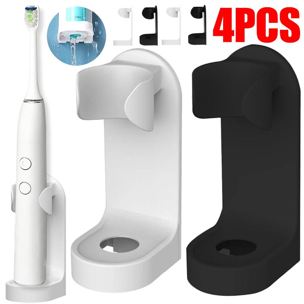 Wall-Mounted Electric Toothbrush Holder Plastic Tooth Brush