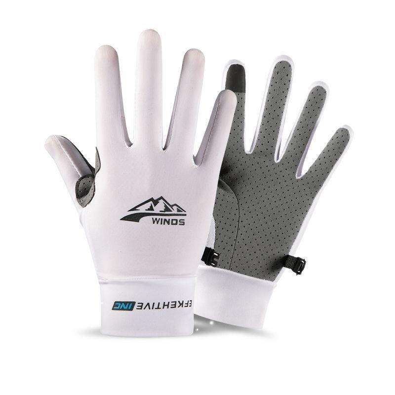 Summer Gloves For Men Cycling Anti UV Women Spring Ice Silk