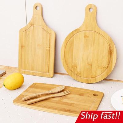 pizza plate pan bamboo fruit cutting board 披萨竹水果板菜托