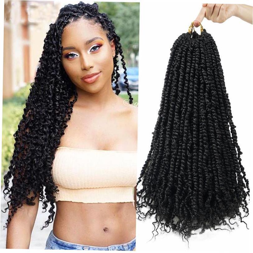 Pre-twisted Passion Twist Crochet Braids Hair欧美钩针发