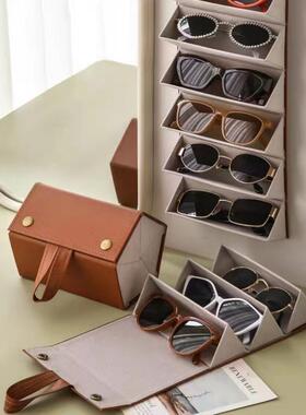 2/3/4/5/6 Grids Sunglasses Organizer Travel Storage Box for