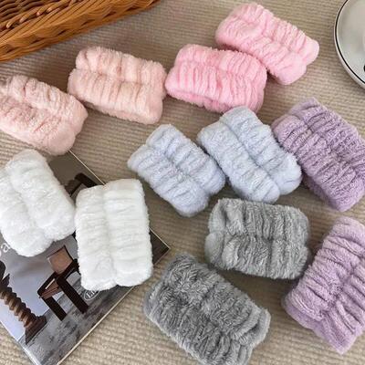 Microfiber Wrist Wash Towel Band Wristband for Wash Face Abs