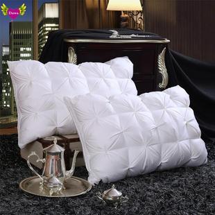 白鹅绒全棉羽绒枕 95% Goose Down Pillow Soft Feather Pillows