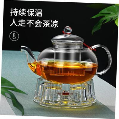 Glass teapot small filter simple tea set office tea pot 7