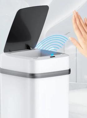 Kitchen Trash Bin 13L Bathroom Touch Trash Can In The Toilet