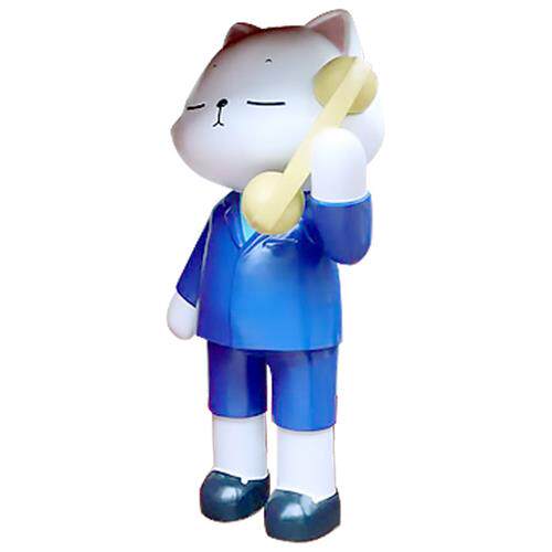 玻璃钢猫雕塑商场IP定制户外儿童雕塑商场大型装饰创意景观摆件