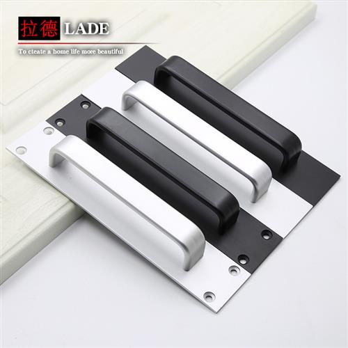 门窗拉手把手窗户木门阳台推拉门移门明装手把免打孔铝合金