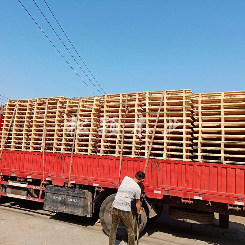 上海木托盘厂家仓库实木叉板木栈板托盘熏蒸托盘四向进叉托盘