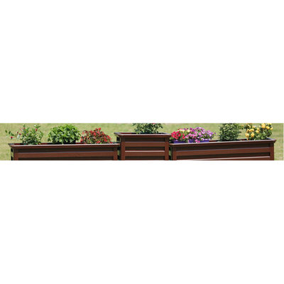 定制适用户外花箱组合道路市政景观花坛庭院阳台种植箱花盆花槽铝